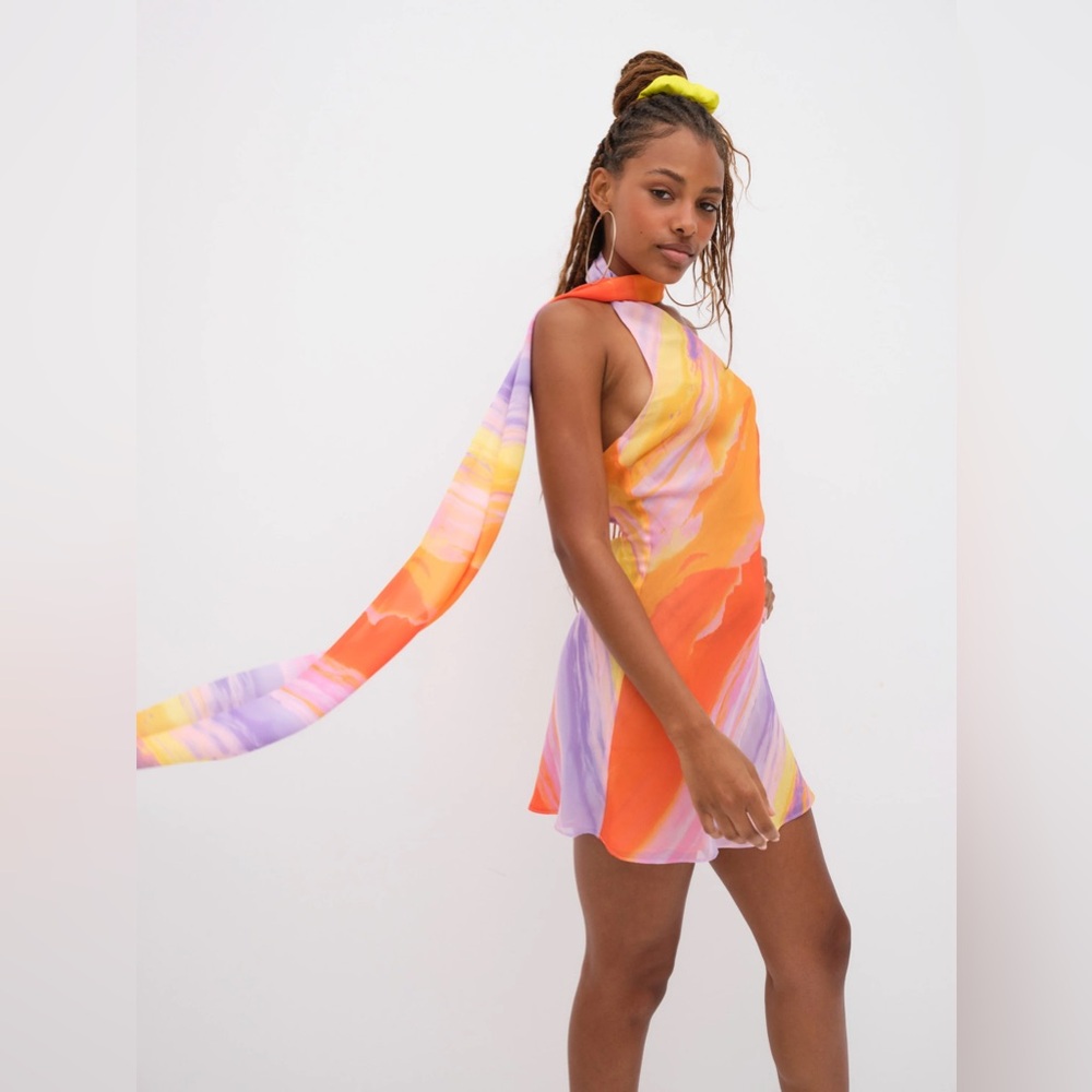 NWT Vici Multicolor Strappy Dress